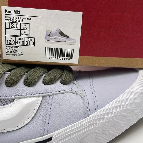 Vans Men’s Knu Mid Utility Lace Halogen Blue
VN000CQ9CHA Sneakers - Picture 16 of 16